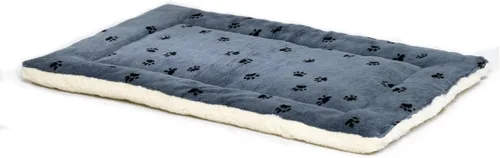 Miniatura 10 de Cama reversible para mascota, diseño en lana para perro o gato , 24 - pulgadas, Azul