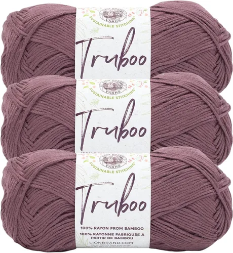 Miniatura 8 de (1 Madeja) Lion Brand Yarn Truboo Yarn, Aguamarina