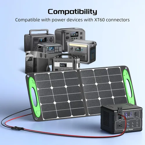 Miniatura 7 de Bateria Power Cable de conector XT60i de 10 AWG, calibre 10, 25 pies, cable de extensión solar a XT60i para panel solar plegable de RV, estación