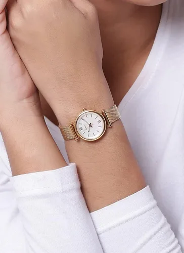 Miniatura 10 de Fossil Carlie Mini Reloj casual de cuarzo de acero inoxidable para mujer