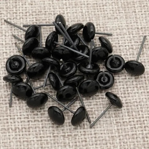 Miniatura 7 de 140pcs aguja fieltro ojos 0.236-0.394 in mini cristal ámbar con ojos negros kits para muñecos de peluche muñecas fieltro lana manualidades Ámbar