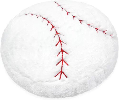 Miniatura 8 de OurHonor Pelota de Tenis de Peluche, 11.8" Juguete de Peluche de Tenis Suave Almohada Decorativa Tennisball Peluches de Tenis Esponjosos Regalo