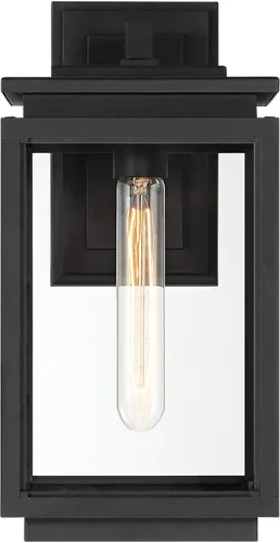 Miniatura 5 de Possini Euro Design Atkins - Lámpara de pared moderna de 14 1/4 pulgadas de alto para exteriores, para porche, casa, exterior, farol exterior