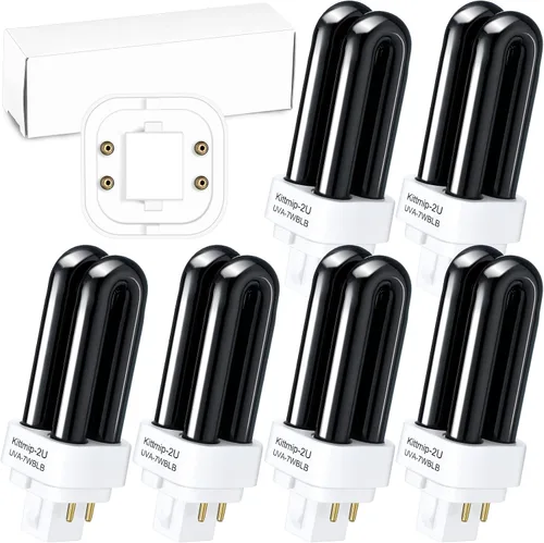 Bombillas UV de repuesto 41050, bombillas de repuesto compatibles con DynaTrap DT1050 DT1100 DT1250, bombilla de repuesto de trampa de 1/2 acre,