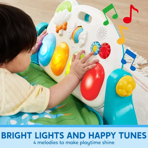 Miniatura 5 de SYNCFUN Alfombra de juego para bebé, juguetes para el tiempo de barriga, juguetes de aprendizaje musical para bebés de 0 a 6 meses, adorable