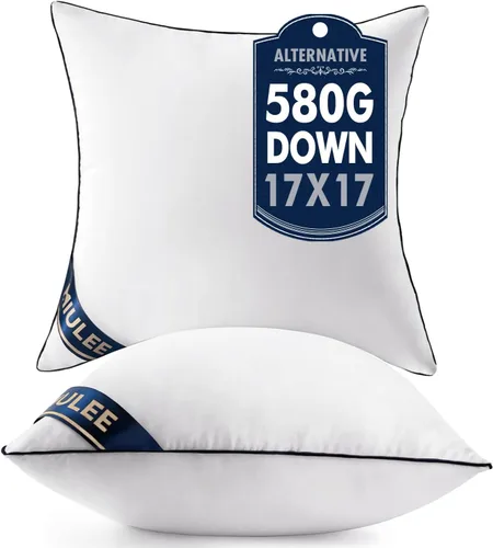 Miniatura 25 de MIULEE - Inserto de almohada de 14 x 36 pulgadas, almohada decorativa lumbar rellena de alternativa a plumón, inserto de relleno de almohada premium