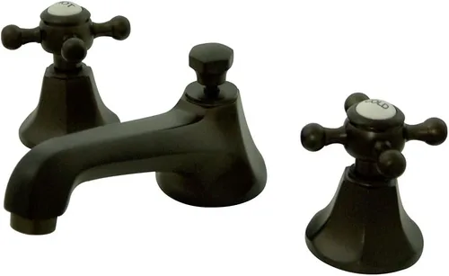 Miniatura 10 de Kingston Brass KS4463BX Grifo de baño extendido de 8 pulgadas, latón antiguo