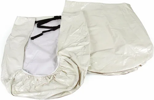 Miniatura 7 de Camco 45321 - Protector de vinilo para ruedas y neumáticos, paquete de 2 (24 a 26 pulgadas, blanco)