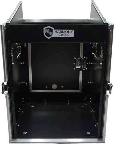 Miniatura 3 de Harmony Audio Case HCM12U DJ Pro Audio 10U Slant Top 14U Vertical Mixer Rack Case
