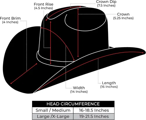 Miniatura 2 de Sombrero de vaquero del viejo oeste y vaquera, estilo de ala ancha