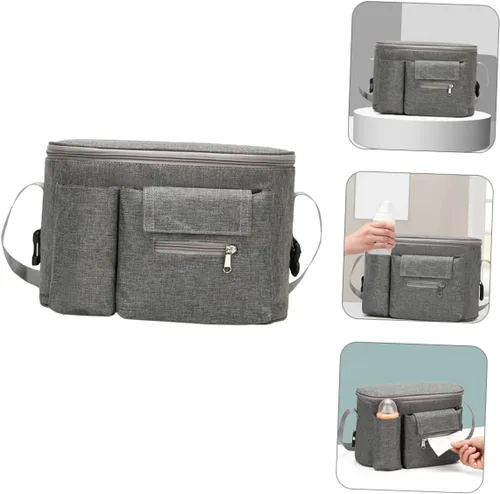Miniatura 8 de Toddmomy Bolsa de viaje para mamá, bolsa de viaje para mamá, bolsa de viaje mochila de viaje, bolso de mano, bolso grande para cochecito, bolsa