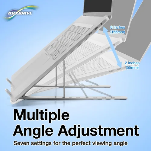 Miniatura 2 de BoxWave Soporte y soporte compatible con ASUS ROG Flow Z13 (2022) - Soporte compacto QuickSwitch, elevador plegable portátil de visión multiángulo