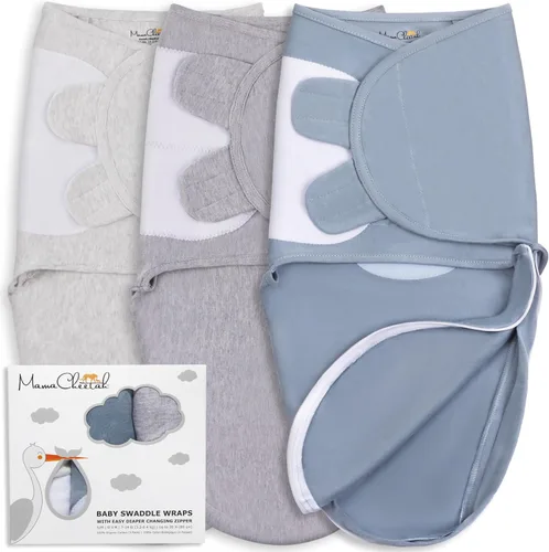 Miniatura 12 de Mama Cheetah Saco de envolver para bebés prematuros, saco de dormir orgánico para bebés prematuros, manta para envolver prematuros, envolturas
