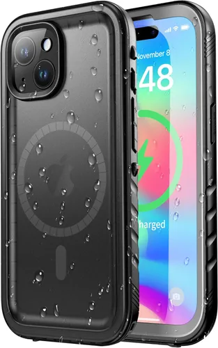 Miniatura 66 de SPORTLINK Funda para iPhone 15 Pro Max, IP68 resistente al agua, protección militar, cuerpo completo, resistente, a prueba de golpes, sellado 360, a