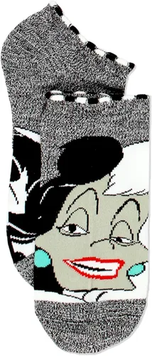 Miniatura 6 de Disney Villains - Paquete de 6 calcetines para mujeres adolescentes adolescenteadulto