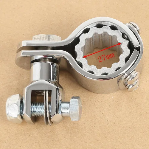 Miniatura 3 de SLMOTO Estriberas de motocicleta de 0.984 in, 1.181 in, 1.378 in, barra de choque de carretera para abrazaderas de clavija de pie, adaptador