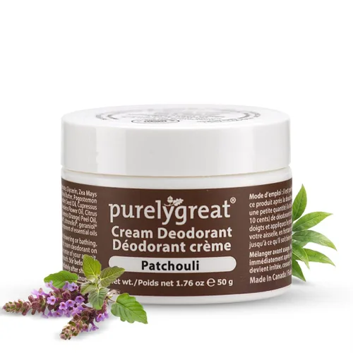 Miniatura 8 de Purelygreat Desodorante en crema perfumada de cítricos para mujeres y hombres, desodorante sin aluminio, para mujeres y hombres, vegano y control