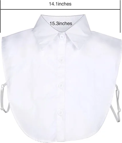 Miniatura 2 de SATINIOR 3 piezas de cuello falso para mujer, blusa desmontable con cuello de Dickey