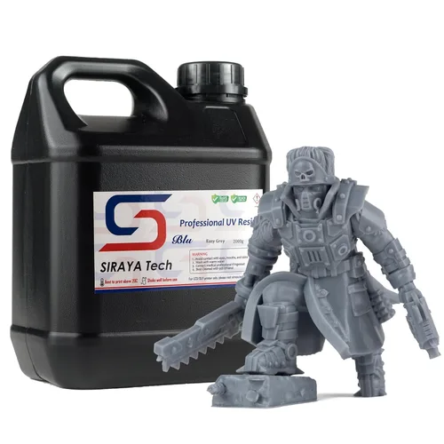 Miniatura 16 de Siraya Tech Blu 3D Printer Resina Dura con Alta Dureza y Resolución Impresión 3D Fuerte y Precisa Resina de Secado UV Rápido 405nm para Impresora 3D