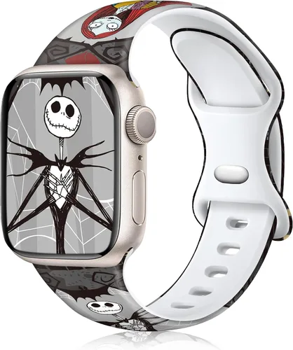 Miniatura 27 de Dressy Designer - Correa de silicona para orgullo compatible con Apple Watch para mujeres y hombres de 38/40/41/42/44/45/46/1.929 in, correas