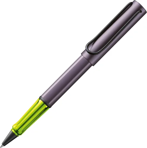 Lamy AL-star aubergine - Bolígrafo con mango ergonómico transparente y ancho de línea M - cuerpo ligero de aluminio - incluye recarga de bola M 63