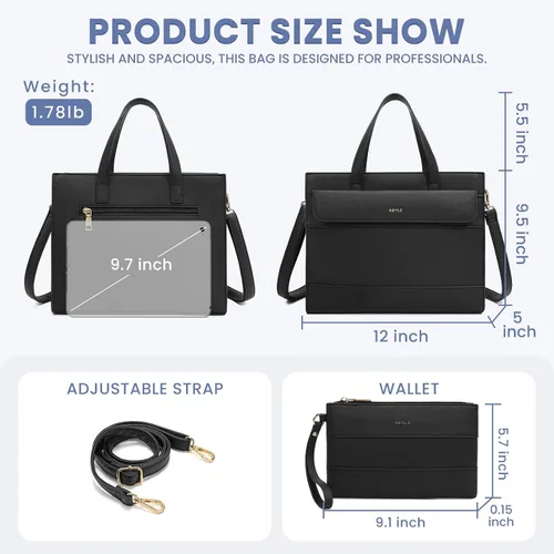 Miniatura 4 de Keyli 2 bolsos y bolsos de mano para mujer, bolsos de hombro de moda, bolso de mano con asa superior y bolsas de cuero vegano para damas