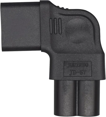 Miniatura 15 de Adaptador C6 a C13 Compatible con laptops, impresoras, monitores Convertidor de corriente CA de 10 A 250 V