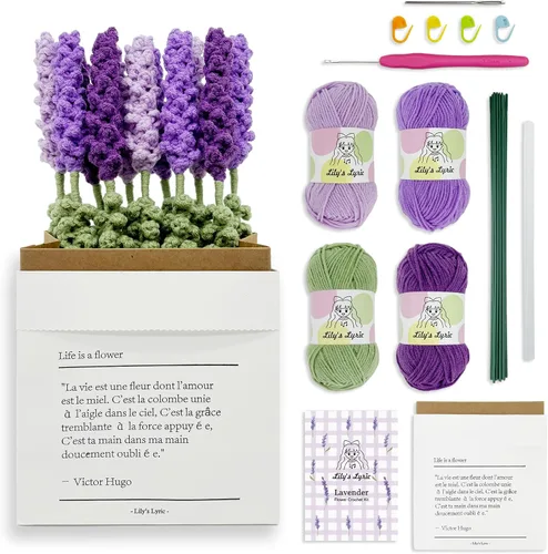 Miniatura 12 de Lily's Lyric Kit de ganchillo y manualidades Cactus Love Tutorial en video paso a paso para adultos adolescentes Idea de regalo