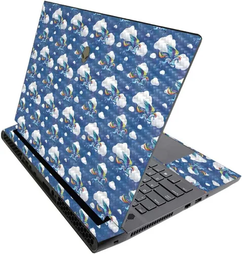 Miniatura 144 de MightySkins - Skin brillante con purpurina para Alienware M17 R3 (2020) y M17 R4 (2021) - Diversión de los años 90 Acabado duradero con purpurina