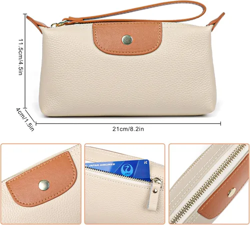 Miniatura 7 de imeetu Bolso de mano para mujer con correa para muñeca