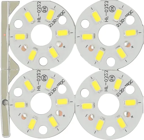 Miniatura 11 de Othmro 4 bombillas LED de chip de 300 mA de 3 W, 9-11 V, súper redonda, bombilla de chip LED, dispositivos montados en superficie, focos de luz