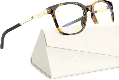 Miniatura 21 de ANYLUV Blue Light Glasses for Men, Lightweight Computer Gaming Glasses, Stylish Anti Eyestrain Blue Light Blocking Men