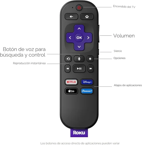 Miniatura 4 de Roku Express 4K+ Dispositivo de transmisión Roku 4K/HDR con control remoto por voz, TV gratis y en vivo