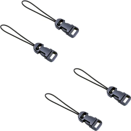 VKO Conector de liberación rápida de correa de cámara de 0.591 in, Negro -