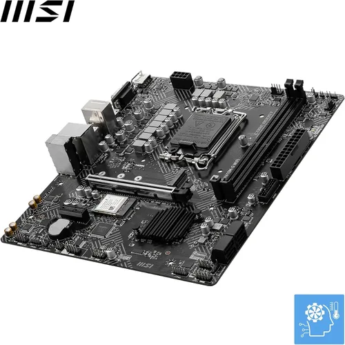 Miniatura 4 de MSI PRO H610M-G Placa base WiFi, Micro-ATX. Soporta procesadores Intel Core de 14ª, 13ª y 12ª generación, LGA 1700 - DDR5 Memory Boost 5600MHz/MAX