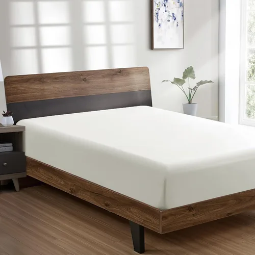 Miniatura 43 de FreshCulture Sábana Bajera Ajustable Tamaño King Solamente - Sábana Bajera de Calidad Hotelera Tamaño King - Ultra Suave y Transpirable - Microfibra