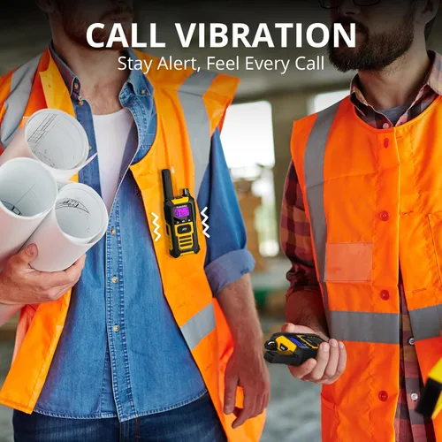 Miniatura 6 de Radioddity HD-1 IP67 Walkie Talkies Flotantes Resistentes al Agua de Servicio Pesado, Radio Bidireccional de Largo Alcance con Batería de 2400mAh