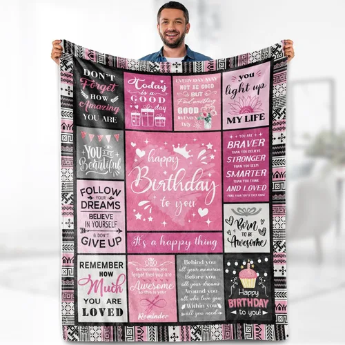 Miniatura 21 de Aimego Zodiac Capricorn Blanket 50"x60" – Lightweight Soft Celestial Astrology Throw Blanket for Couch Bed Sofa – Boho Constellation Home Decor