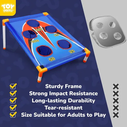 Miniatura 6 de TOY Life Bean Bags Toss Carnival Games, Cornhole, Outdoor Toys for Kids Ages 4-8, Backyard Game Sports & Outdoor Play, Outside Toys for Ages 5-7