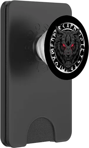 Miniatura 7 de Fenrir Viking Wolf - Mitolgy nórdica - Paganismo nórdico vikingo PopSockets intercambiables PopGrip