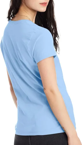 Miniatura 5 de Hanes Womens Perfect-T Short Sleeve V-Neck T-Shirt (1 or 2 Pack Option)