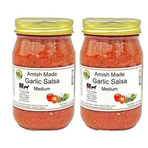 Miniatura 5 de Arndts Fudgery Amish Made Salsa Tarros de 2-16 onzas (manzana mediana)