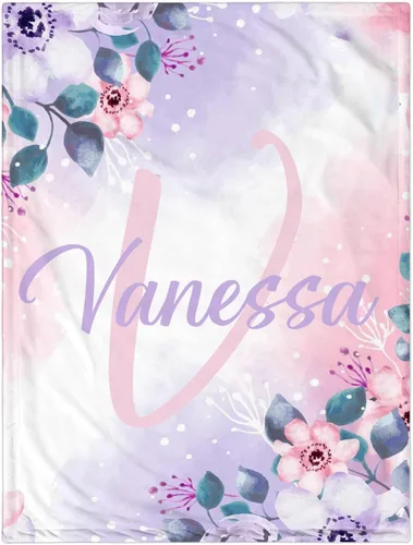 Miniatura 15 de Manta de Bebé Personalizada para Niñas, Manta de Bebé Personalizada con Nombre Súper Suave Mantas con Nombre Personalizado para Niños, Mantas