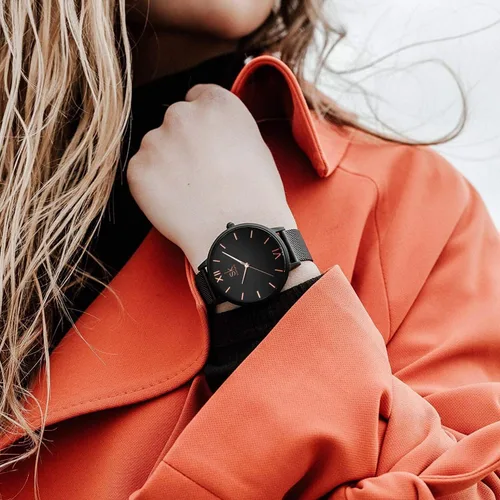 Miniatura 6 de Simplicity - Reloj creativo para mujer, de piel auténtica, elegante, para mujer