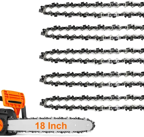 Miniatura 9 de Cadena de motosierra de 6 pulgadas, 5 piezas de cadenas de repuesto para mini motosierras eléctricas portátiles inalámbricas de casi 6 pulgadas