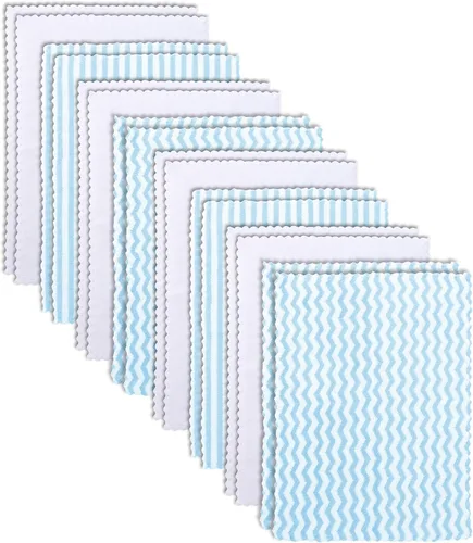 Miniatura 17 de Paquete de 8 paños para eructos súper suaves para bebé, paños para bebé, ultra absorbentes, grandes, para recién nacidos, para niños y niñas, trapos