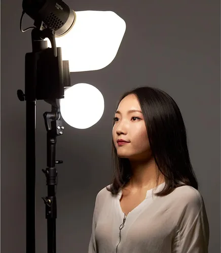 Miniatura 5 de GODOX ML-CS1625 Softbox Kit de cúpula de difusión con 3 adaptadores, difusor plegable para GodoxV1 Serie V1 ML30 ML60BI AD200PRO AD300PRO 400PRO V