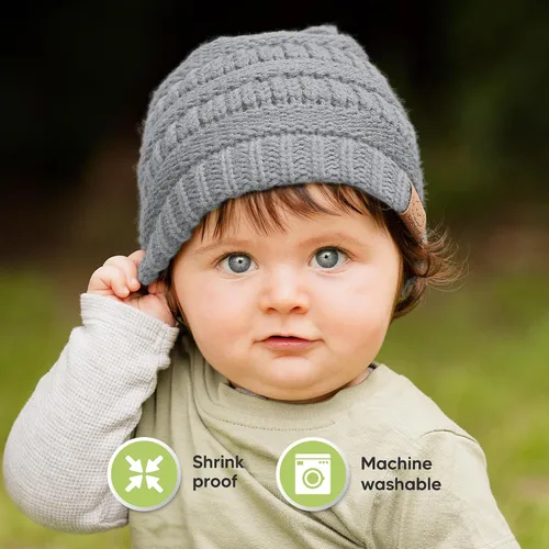 Miniatura 78 de KeaBabies 3-Pack Baby Beanies for Boys, Girls - Stretchy Knit Baby Hats, Cute Newborn
