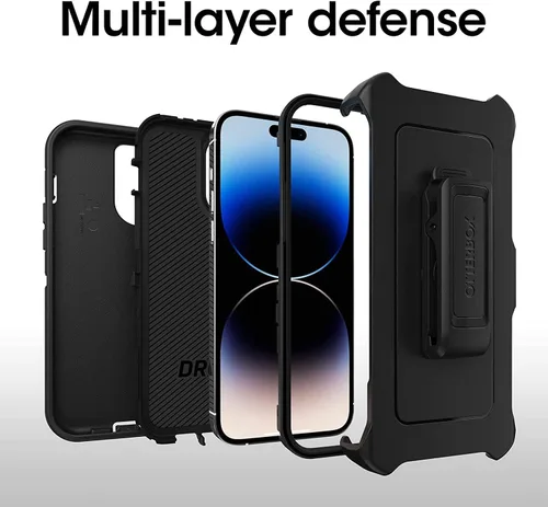 Miniatura 4 de OtterBox Funda para iPhone 14 Pro Max (solamente) Defender Series - Resistente y duradera - Incluye soporte de clip de funda - embalaje no minorista