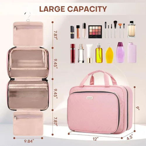 Miniatura 16 de Neceser de viaje con organizador de joyas, Beige
